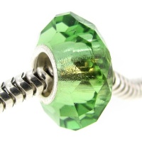 Sterling Silver Birthstone Emerald Crystal For Pandora, Chamilia, Biagi, Troll European Bead Charm May Sterling Silver Birthstone Emerald Crystal For Pandora, Chamilia, Biagi, Troll European Bead Charm May