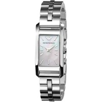Emporio Armani Women's AR0733 Donna Classic Stainless Steel Mother-Of-Pearl Dial Watch Emporio Armani Women's AR0733 Donna Classic Stainless Steel Mother-Of-Pearl Dial Watch