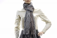 Missoni Women's Zig Zag Striped Fringe Scarf (Brown) Missoni Women's Zig Zag Striped Fringe Scarf (Brown)