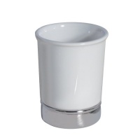 InterDesign York Tumbler, White InterDesign York Tumbler, White