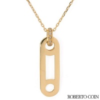 Roberto Coin 18K Yellow Gold 0.25 CTW Color C2-C3 VS2 Diamond and 0.02 CTW Ruby Ladies Necklace. Total Item weight 20.1 g. Roberto Coin 18K Yellow Gold 0.25 CTW Color C2-C3 VS2 Diamond and 0.02 CTW Ruby Ladies Necklace. Total Item weight 20.1 g.
