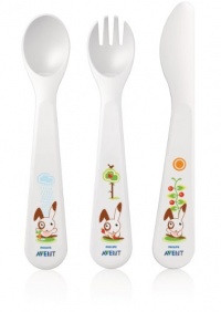 Philips AVENT BPA Free Toddler Spoon, Fork and Knife, 18+ Months Philips AVENT BPA Free Toddler Spoon, Fork and Knife, 18+ Months