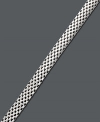 A not-so-simple chain adds an intricate layer to your look. Giani Benini's tulipano chain shines in a sterling silver setting. Approximate length: 8 inches. A not-so-simple chain adds an intricate layer to your look. Giani Benini's tulipano chain shines in a sterling silver setting. Approximate length: 8 inches.