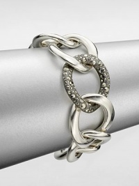 EXCLUSIVELY AT SAKS. From the Gourmette Collection. An artisan, handcrafted, sterling silver link chain accented with sparkling marcasite is a celebration of the founding years of this brand. MarcasiteSterling silverLength, about 8.25Concealed closureMade in Italy EXCLUSIVELY AT SAKS. From the Gourmette Collection. An artisan, handcrafted, sterling silver link chain accented with sparkling marcasite is a celebration of the founding years of this brand. MarcasiteSterling silverLength, about 8.25Concealed closureMade in Italy