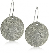 Lotus Jewelry Studio Sterling Silver Floral Disc Earrings Lotus Jewelry Studio Sterling Silver Floral Disc Earrings