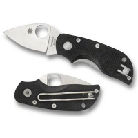 Spyderco Chicago G-10 Plain Edge Knife, Black Spyderco Chicago G-10 Plain Edge Knife, Black