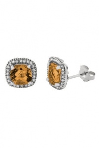 Effy Jewlery 14K Gold Citrine and Diamond Earrings, 2.64 TCW Effy Jewlery 14K Gold Citrine and Diamond Earrings, 2.64 TCW