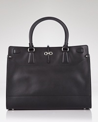 Work this luxe and classic leather tote into your office wardrobe for enviable style. From Salvatore Ferragamo. Work this luxe and classic leather tote into your office wardrobe for enviable style. From Salvatore Ferragamo.