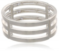 Kenneth Cole New York Silver Cut-Out Stretch Bracelet, 8 Kenneth Cole New York Silver Cut-Out Stretch Bracelet, 8