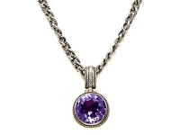 Amethyst Sterling Silver Necklace by Effy Collection LIFETIME WARRANTY Amethyst Sterling Silver Necklace by Effy Collection LIFETIME WARRANTY