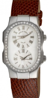 Philip Stein Women's 1DFCMOPZBR Diamond Lizard Strap Watch Philip Stein Women's 1DFCMOPZBR Diamond Lizard Strap Watch