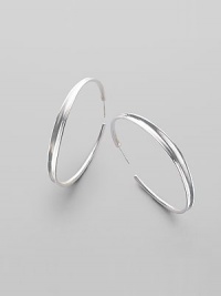 EXCLUSIVELY AT SAKS. Sophisticated hoops in polished sterling silver are subtly tapered from the middle. Sterling silver Diameter, about 2 Post back Imported EXCLUSIVELY AT SAKS. Sophisticated hoops in polished sterling silver are subtly tapered from the middle. Sterling silver Diameter, about 2 Post back Imported