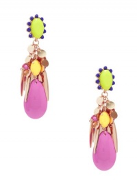 GUESS Gold-Tone Carnival Drop Earrings, MULTI GUESS Gold-Tone Carnival Drop Earrings, MULTI