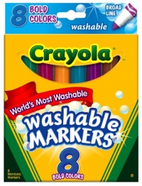 Crayola 8ct Washable Bold Broad Markers Crayola 8ct Washable Bold Broad Markers