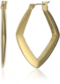 Kenneth Cole New York Modern Sea Gold-Tone Square Hoop Earrings Kenneth Cole New York Modern Sea Gold-Tone Square Hoop Earrings