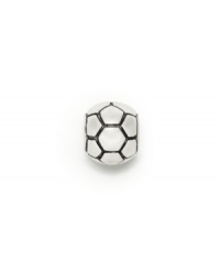 Score major points with the cute soccer ball bead in sterling silver. Donatella is a playful collection of charm bracelets and necklaces that can be personalized to suit your style! Available exclusively at Macy's. Score major points with the cute soccer ball bead in sterling silver. Donatella is a playful collection of charm bracelets and necklaces that can be personalized to suit your style! Available exclusively at Macy's.