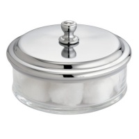 InterDesign York Canister, Clear/Chrome InterDesign York Canister, Clear/Chrome