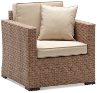 Strathwood Griffen All-Weather Wicker Chair, Natural Strathwood Griffen All-Weather Wicker Chair, Natural