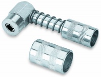 Lumax LX-1404 Silver 90 Degree Grease Coupler Lumax LX-1404 Silver 90 Degree Grease Coupler