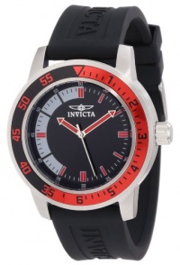 Invicta Men's 12845 Specialty Black Dial Watch with Red/Black Bezel Invicta Men's 12845 Specialty Black Dial Watch with Red/Black Bezel