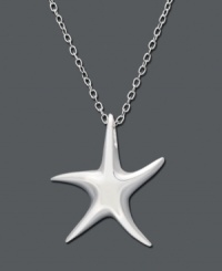 Smooth as ocean waves, this sleek starfish boasts a classic design for timeless style. Necklace by Unwritten crafted in smooth sterling silver. Approximate length: 18 inches. Approximate drop: 3/4 inch. Smooth as ocean waves, this sleek starfish boasts a classic design for timeless style. Necklace by Unwritten crafted in smooth sterling silver. Approximate length: 18 inches. Approximate drop: 3/4 inch.