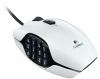 Logitech G600 MMO Gaming Mouse, White (910-002871)