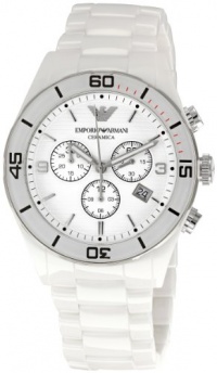 Emporio Armani Women's AR1424 Ceramic White Dial Watch Emporio Armani Women's AR1424 Ceramic White Dial Watch
