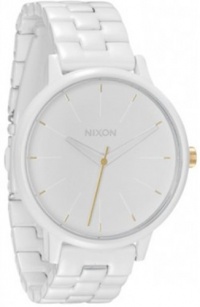Nixon Kensington Watch - Women's All White/Gold, One Size Nixon Kensington Watch - Women's All White/Gold, One Size