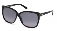 Tom Ford Lydia TF 228 01B Black / Gray Gradient Tom Ford Lydia TF 228 01B Black / Gray Gradient
