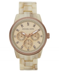 A luxurious blend of hues create an extraordinary Ritz collection watch, by Michael Kors.