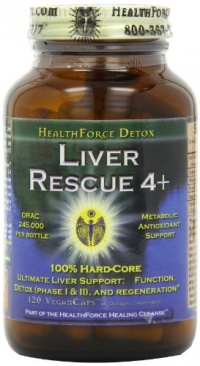 Healthforce Liver Rescue 4+, Vegancaps, 120-Count Healthforce Liver Rescue 4+, Vegancaps, 120-Count