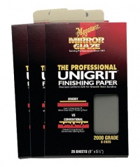 Meguiar's Unigrit Finishing Paper - 25 Sheets Meguiar's Unigrit Finishing Paper - 25 Sheets