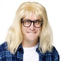 SNL Garth Algar Wig and Glasses Accessory Kit SNL Garth Algar Wig and Glasses Accessory Kit