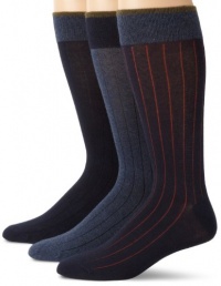 Kenneth Cole REACTION Men's Contrast Rib Sock Kenneth Cole REACTION Men's Contrast Rib Sock