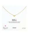 Make a heartfelt statement with this simple 14-karat chain necklace from Dogeared. Delicate and gleaming, what's knot to love?