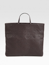 Signature Intrecciato weave of supple nappa lambskin, crafted in a slouchy silhouette with a versatile crossbody strap.Double top handles, 4¼ dropRemovable shoulder strap, 17½ dropOne inside zip pocketOne cell phone pocketSuede lining14W X 12H X 1¾DMade in Italy Signature Intrecciato weave of supple nappa lambskin, crafted in a slouchy silhouette with a versatile crossbody strap.Double top handles, 4¼ dropRemovable shoulder strap, 17½ dropOne inside zip pocketOne cell phone pocketSuede lining14W X 12H X 1¾DMade in Italy