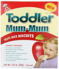 Hot-Kid Toddler Mum-Mum Apple Rice Biscuit Apple, 1.76 Ounce (Pack of 6) Hot-Kid Toddler Mum-Mum Apple Rice Biscuit Apple, 1.76 Ounce (Pack of 6)