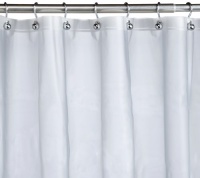 Pinzon Basics Mildew Resistant Shower Curtain Liner, Frost Pinzon Basics Mildew Resistant Shower Curtain Liner, Frost
