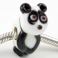 Beads Hunter Jewelry Giant Panda Murano Glass Bead Charm Fits Pandora Bracelet Beads Hunter Jewelry Giant Panda Murano Glass Bead Charm Fits Pandora Bracelet