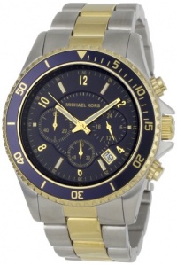 Michael Kors Men's MK8175 Casual Dual Tone Chronograph Blue Dial Watch Michael Kors Men's MK8175 Casual Dual Tone Chronograph Blue Dial Watch