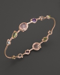 Ippolita Rosé Sugar Kissed Stone Bangle In Orchid Ippolita Rosé Sugar Kissed Stone Bangle In Orchid