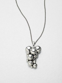 From the Moonlight Grapes Collection. A bubbly cluster of luscious-looking grapes with an oxidized finish hangs from a graceful chain.Sterling silverChain length, about 24Pendant length, about 1¾Signature claspImported From the Moonlight Grapes Collection. A bubbly cluster of luscious-looking grapes with an oxidized finish hangs from a graceful chain.Sterling silverChain length, about 24Pendant length, about 1¾Signature claspImported