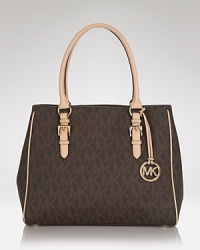 The latest must-have tote from MICHAEL Michael Kors, featuring a go-with-everything (and hold-it-all) design. It is definitely a piece that will stand the test of time. The latest must-have tote from MICHAEL Michael Kors, featuring a go-with-everything (and hold-it-all) design. It is definitely a piece that will stand the test of time.