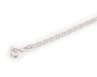 2MM GUCCI 050 Sterling Silver NECK CHAIN SIZES 10 15 18 20 22 24 30 in (.925 STERLING SILVER, 15 Inches) 2MM GUCCI 050 Sterling Silver NECK CHAIN SIZES 10 15 18 20 22 24 30 in (.925 STERLING SILVER, 15 Inches)