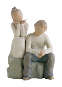 DEMDACO Willow Tree Figurine, Brother and Sister DEMDACO Willow Tree Figurine, Brother and Sister