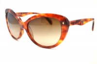 Prada PR21NS Sunglasses - 4BW/6S1 Light Havana (Brown Gradient Lens) - 58mm