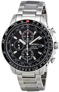 Seiko Men's SSC009 Black Dial Flight Watch Seiko Men's SSC009 Black Dial Flight Watch