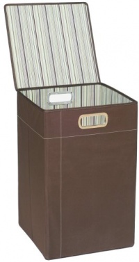 JJ Cole Hamper, Cocoa Stripe JJ Cole Hamper, Cocoa Stripe