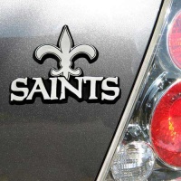 NFL New Orleans Saints Chrome Automobile Emblem NFL New Orleans Saints Chrome Automobile Emblem