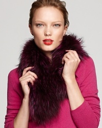 Richly appointed in plush fur, this Adrienne Landau scarf makes a luxurious impact day or night. Richly appointed in plush fur, this Adrienne Landau scarf makes a luxurious impact day or night.